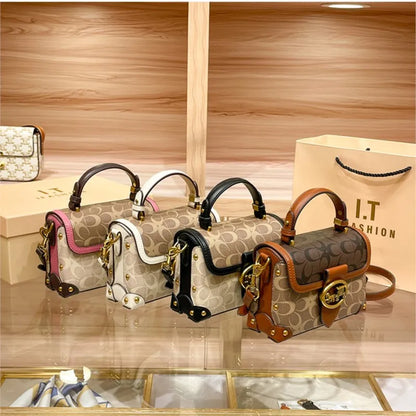 High-end carriage crossbody bag