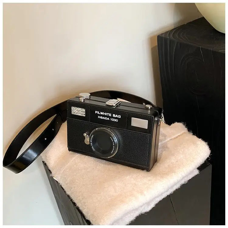 LUXURY Design Camera Shape Shoulder Bag