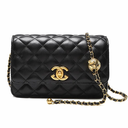Gold Bead Crossbody Bag