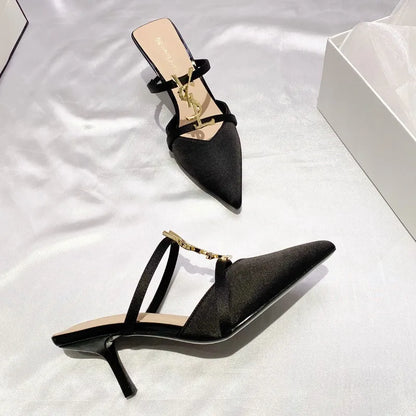 Brand Designer  Luxury Women's Metal  High Heels