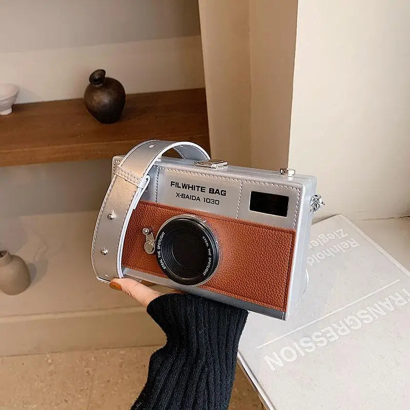 LUXURY Design Camera Shape Shoulder Bag