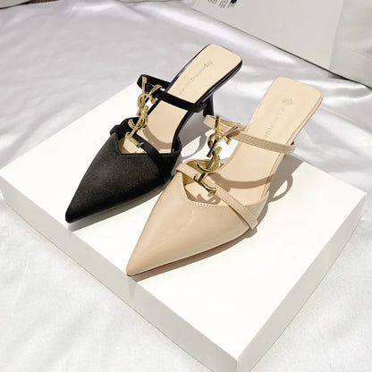 Brand Designer  Luxury Women's Metal  High Heels
