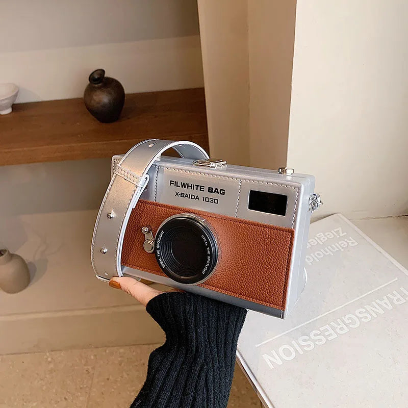 LUXURY Design Camera Shape Shoulder Bag