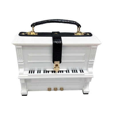 LUXURY Elegant Piano Shape Design Handbag