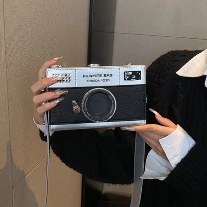 LUXURY Design Camera Shape Shoulder Bag