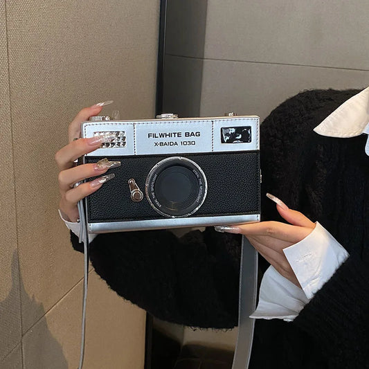 LUXURY Design Camera Shape Shoulder Bag