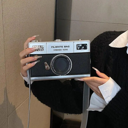LUXURY Design Camera Shape Shoulder Bag