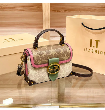 High-end carriage crossbody bag