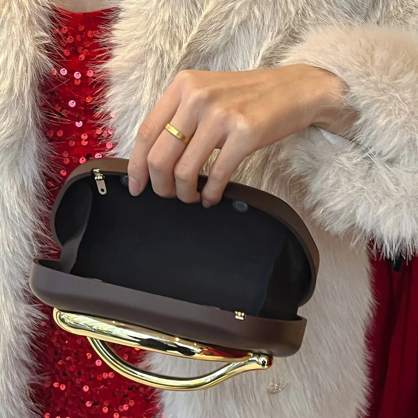 Stylish Evening Box Clutch Bag