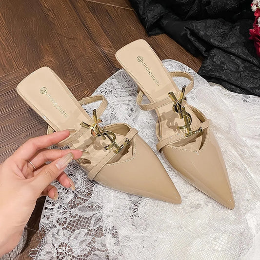 Brand Designer  Luxury Women's Metal  High Heels
