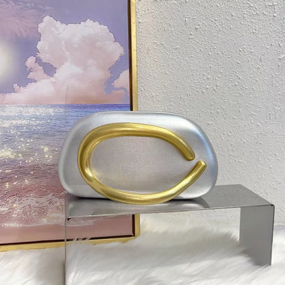 Stylish Evening Box Clutch Bag