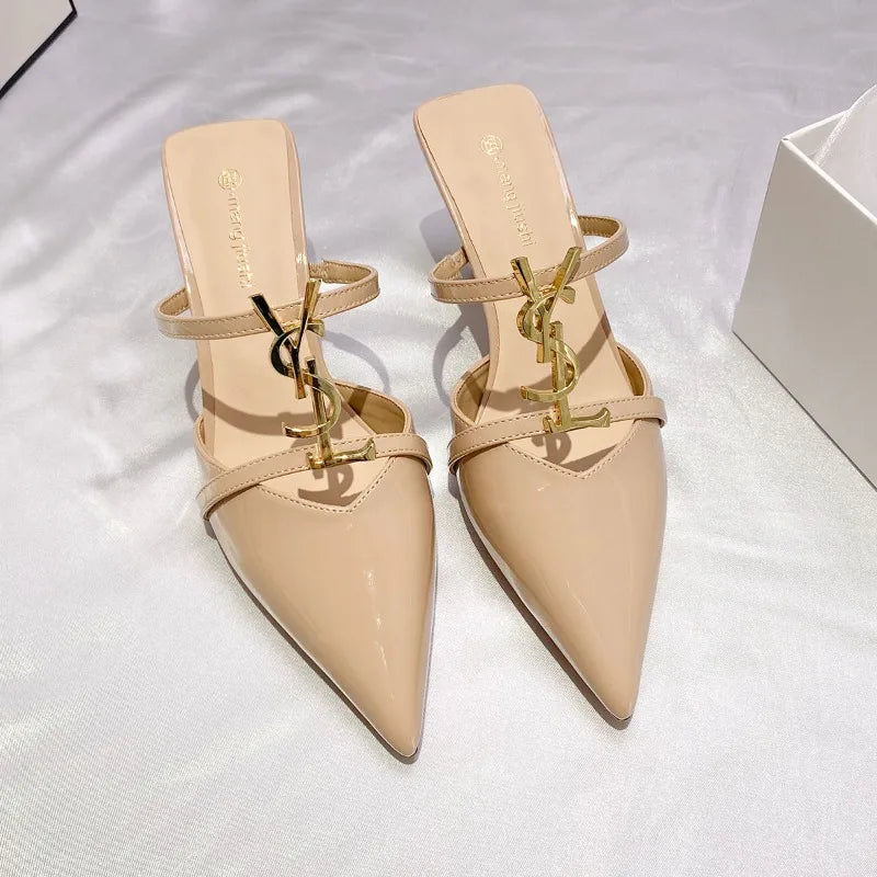 Brand Designer  Luxury Women's Metal  High Heels