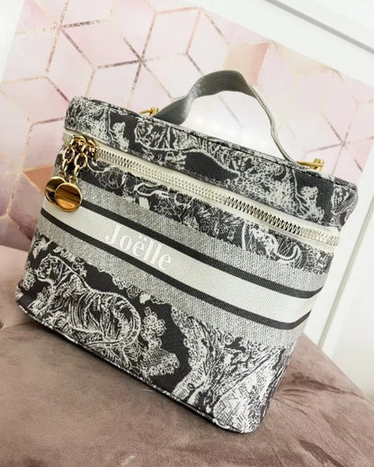 Custom Name Wedding Gifts Vanity Case Bag Crossbody