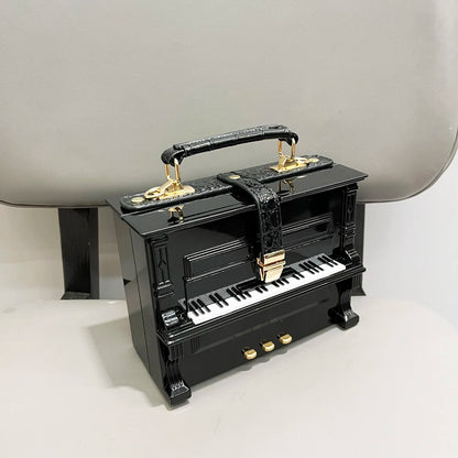 LUXURY Elegant Piano Shape Design Handbag