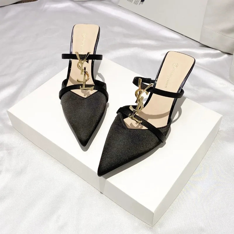 Brand Designer  Luxury Women's Metal  High Heels