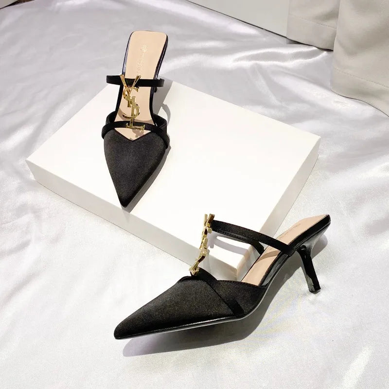 Brand Designer  Luxury Women's Metal  High Heels
