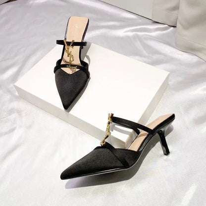 Brand Designer  Luxury Women's Metal  High Heels