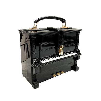 LUXURY Elegant Piano Shape Design Handbag
