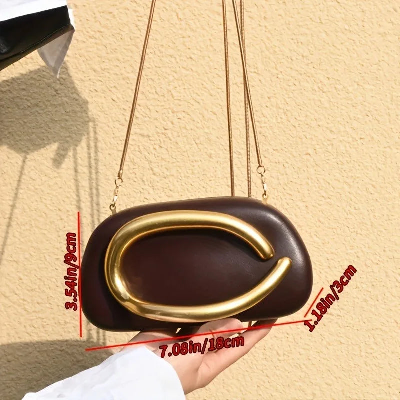 Stylish Evening Box Clutch Bag