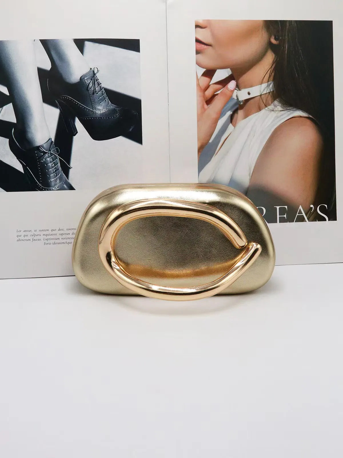 Stylish Evening Box Clutch Bag