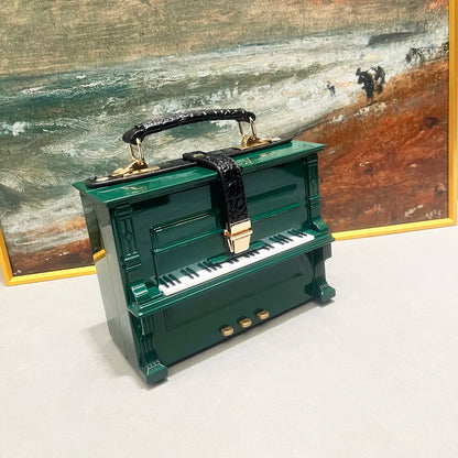LUXURY Elegant Piano Shape Design Handbag