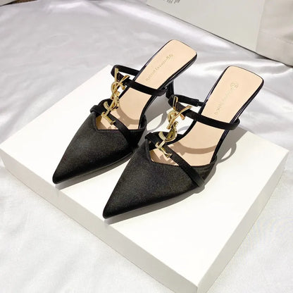 Brand Designer  Luxury Women's Metal  High Heels