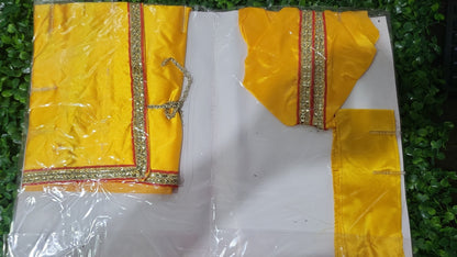 Baby Krishna Brocade Fabric Janmashtami Mythological Character Costume